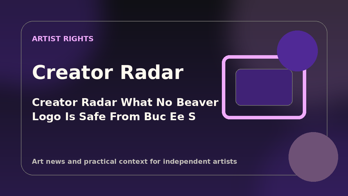 Creator Radar: What “No beaver logo is safe from Buc-ee’s legal wrath” means for painters